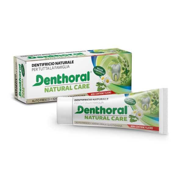 Denthoral, Dentifricio NATURAL CARE, senza Fluoro