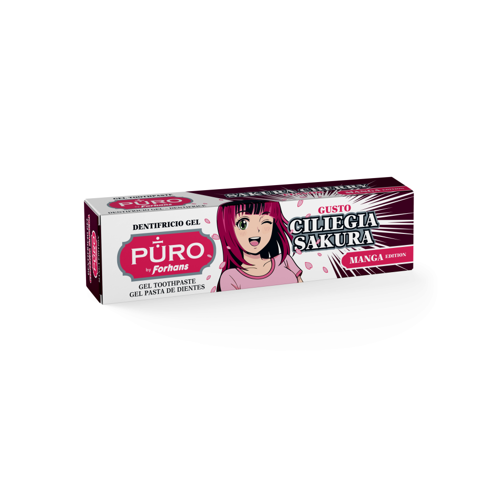 Dentifricio Gel, Gusto Ciliegia Sakura, Manga Edition, 75 ml