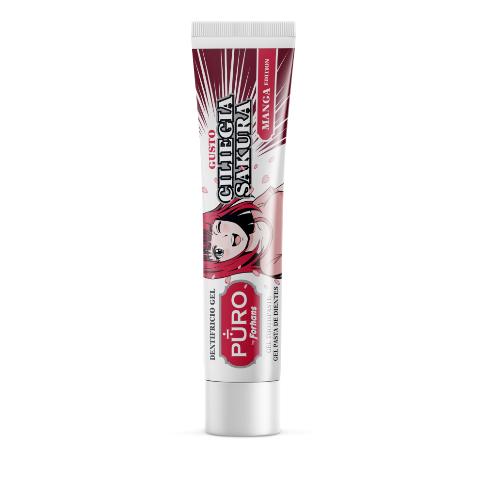 Dentifricio Gel, Gusto Ciliegia Sakura, Manga Edition, 75 ml