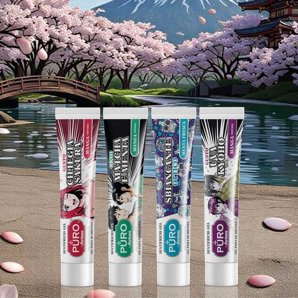 Dentifricio Gel, Gusto Ciliegia Sakura, Manga Edition, 75 ml