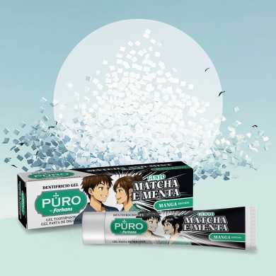 Dentifricio Gel, Gusto Matcha e Menta, Manga Edition, 75 ml