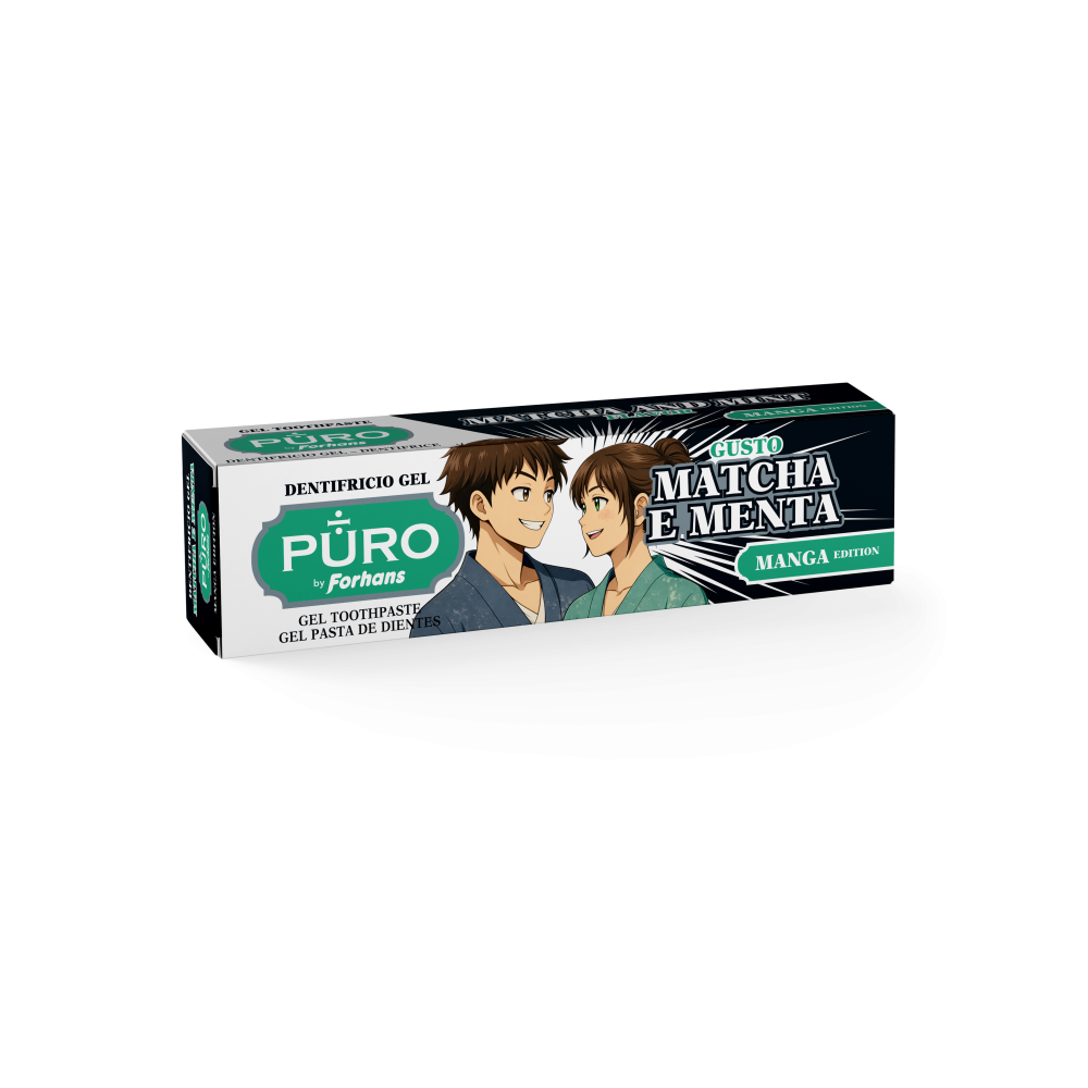 Dentifricio Gel, Gusto Matcha e Menta, Manga Edition, 75 ml
