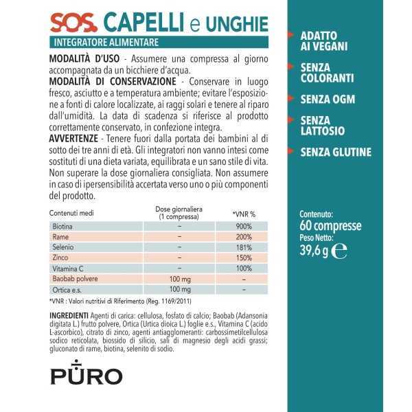 SOS CAPELLI/UNGHIE PURO SOS CAPELLI/UNGHIE PURO
