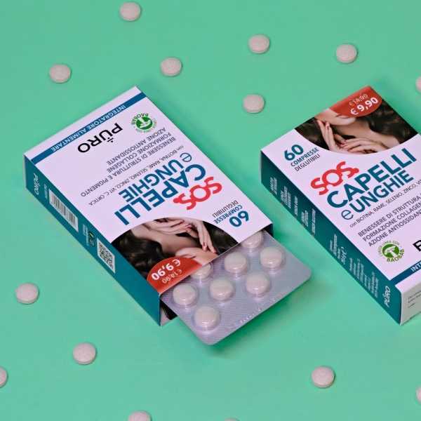 PURO SOS CAPELLI/UNGHIE with Baobab 60 tablets PURO SOS CAPELLI/UNGHIE with Baobab 60 tablets