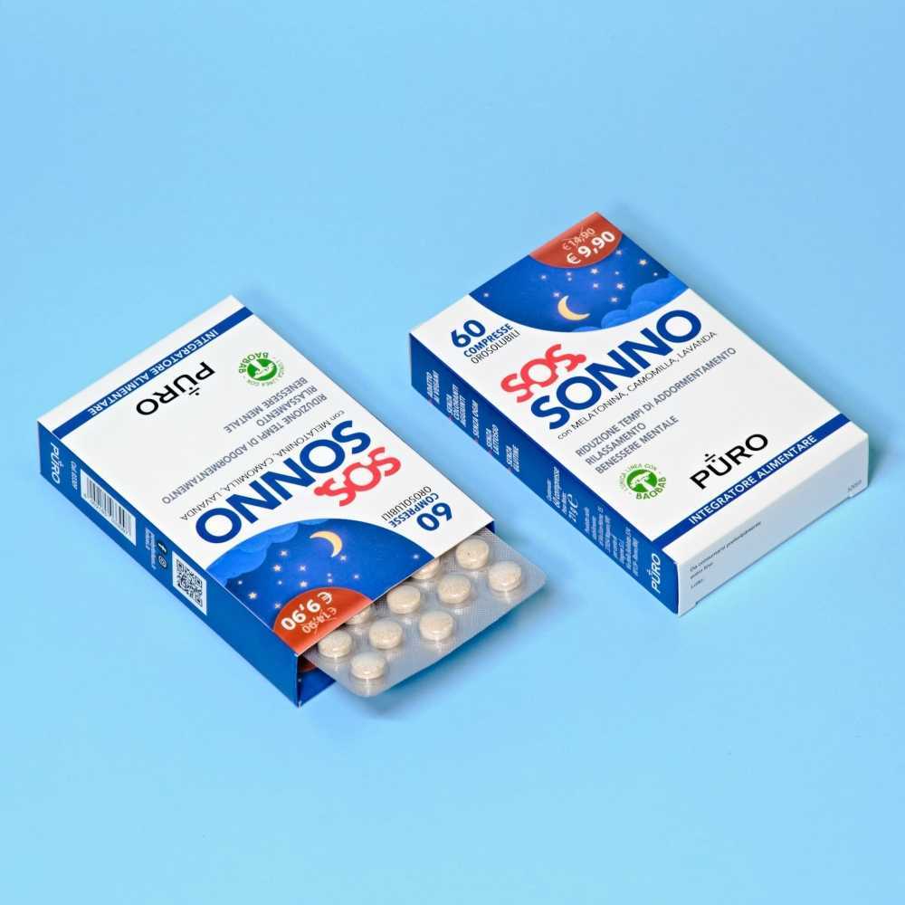 PURO SOS SONNO with Baobab 60 tablets