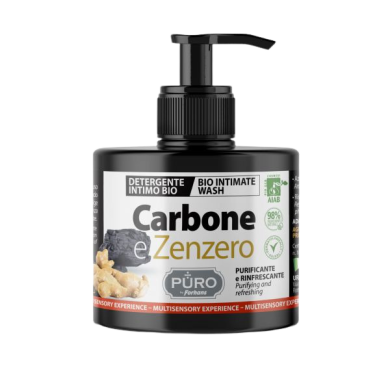 Detergente Intimo Purificante/Rinfrescante Carbone E Zenzero 250ml